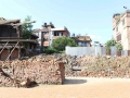 Destoyed temples by earth quake  at Bhaktapur Dubar Square..