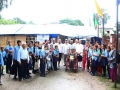 Group photo with students.