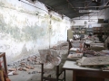 Khagendra New Life Special Education Secondary School's Library after earth quake.