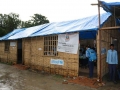 Temporary classrooms of Khagendra New Life Special Education Secondary School.